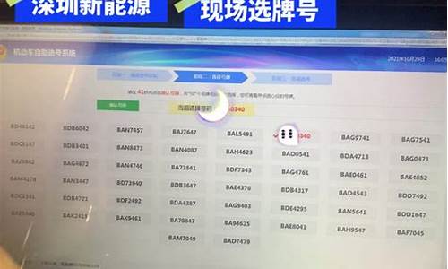新能源车怎么选到靓号_新能源如何选号码